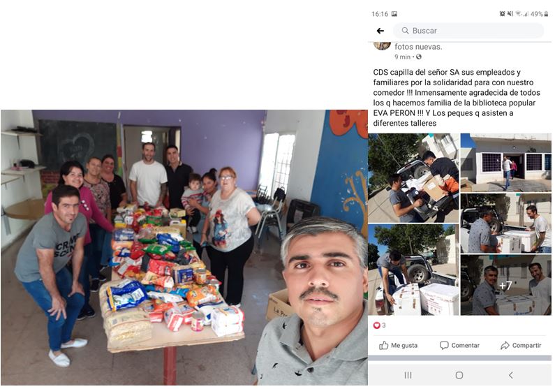 Alimentos no perecederos para comedores solidarios 