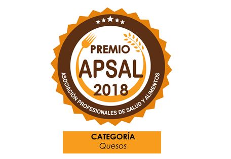 Premio APSAL 2018 en la categoría Quesos.